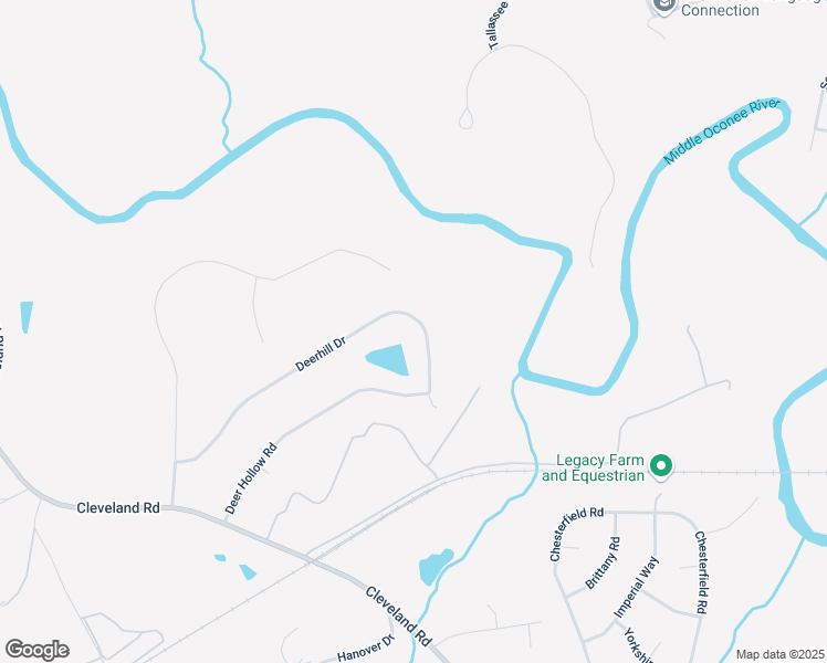 map of restaurants, bars, coffee shops, grocery stores, and more near 219 Deerhill Drive in Bogart