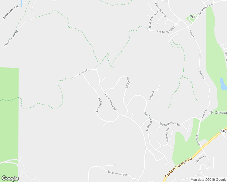 map of restaurants, bars, coffee shops, grocery stores, and more near 1111 Village Drive in Chino Hills