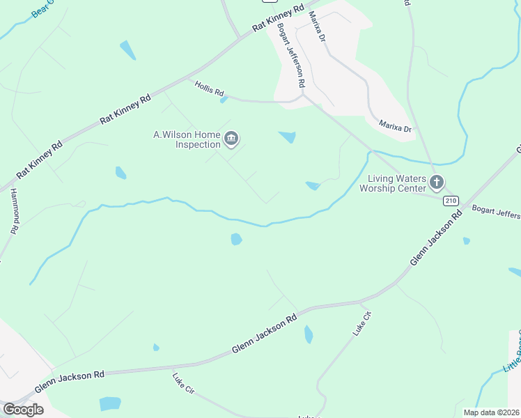 map of restaurants, bars, coffee shops, grocery stores, and more near 356 Simeon Road in Statham