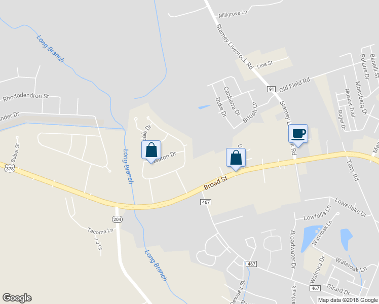 map of restaurants, bars, coffee shops, grocery stores, and more near 1590 Crowndale Drive in Sumter