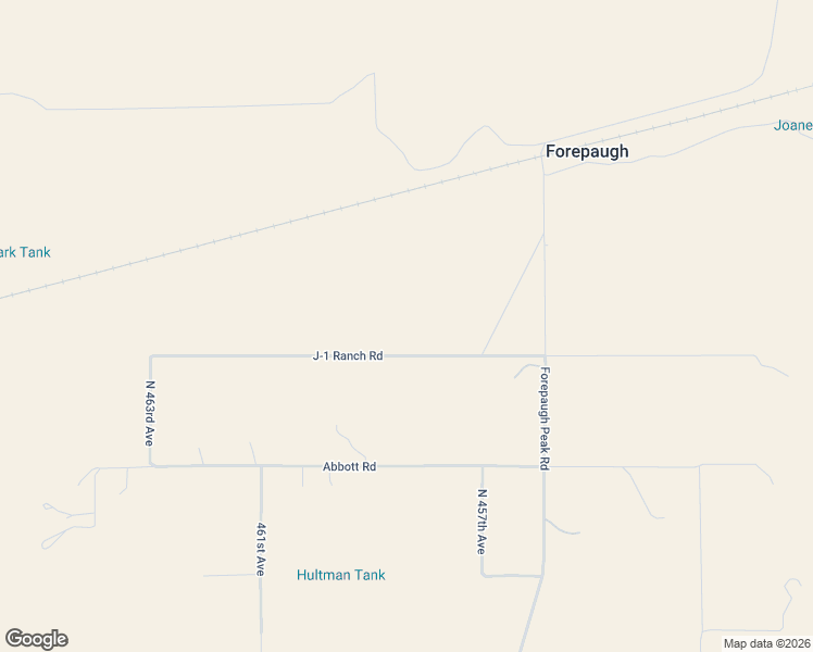 map of restaurants, bars, coffee shops, grocery stores, and more near 45812 J-1 Ranch Road in Wickenburg