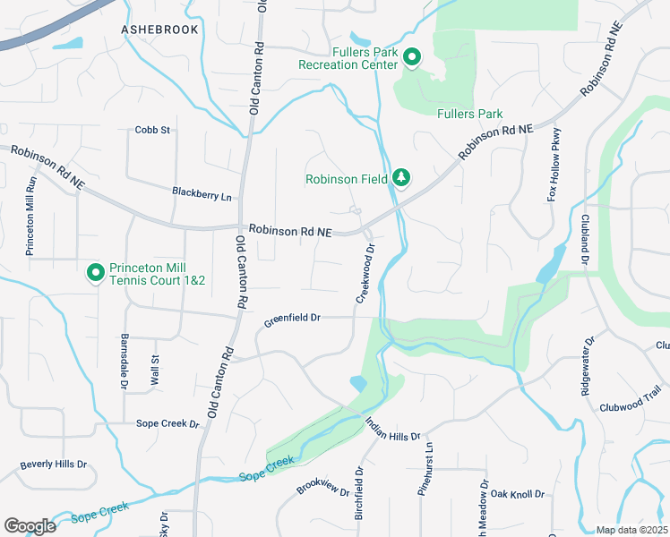 map of restaurants, bars, coffee shops, grocery stores, and more near 3162 Bayonet Court in Marietta