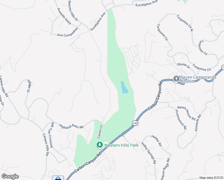 map of restaurants, bars, coffee shops, grocery stores, and more near 15572 Canon Lane in Chino Hills