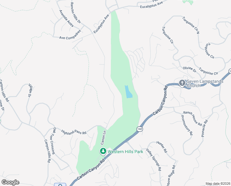 map of restaurants, bars, coffee shops, grocery stores, and more near 15572 Canon Lane in Chino Hills