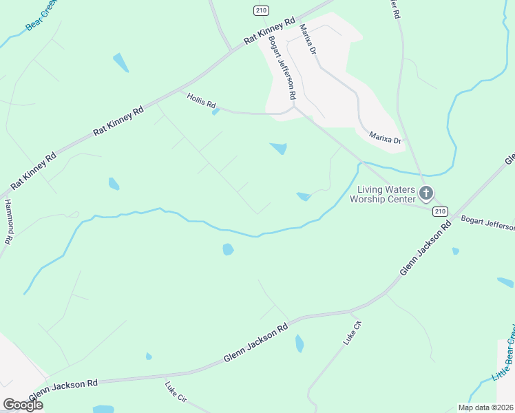 map of restaurants, bars, coffee shops, grocery stores, and more near 356 Simeon Road in Statham