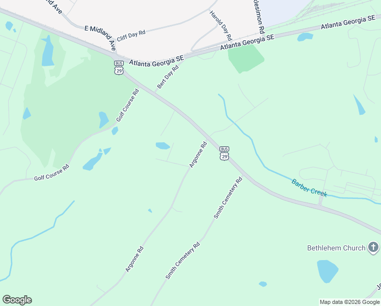 map of restaurants, bars, coffee shops, grocery stores, and more near 813 Lakeview Drive Southeast in Winder