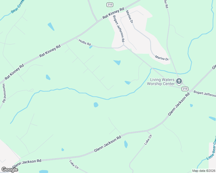 map of restaurants, bars, coffee shops, grocery stores, and more near 356 Simeon Road in Statham