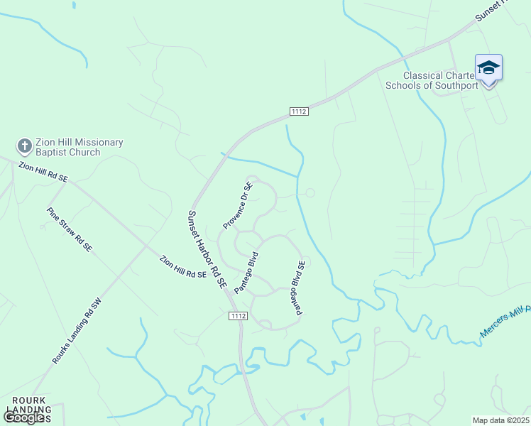 map of restaurants, bars, coffee shops, grocery stores, and more near 2642 Provence Drive Southeast in Bolivia