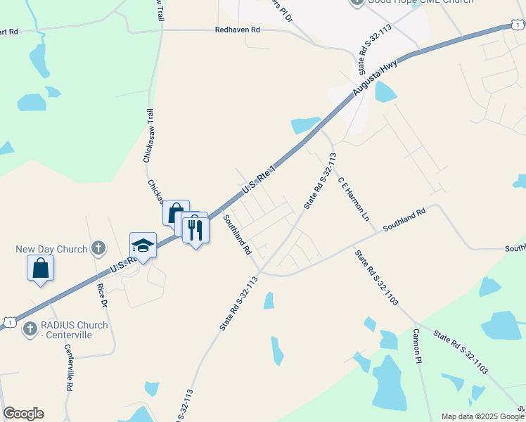 map of restaurants, bars, coffee shops, grocery stores, and more near 1538 Spring Hill Road in Gilbert