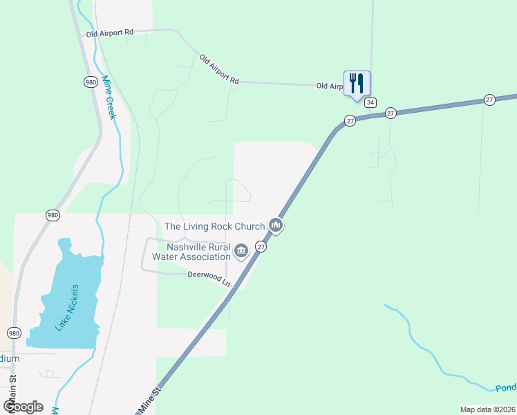 map of restaurants, bars, coffee shops, grocery stores, and more near 1331 Mine Street in Nashville