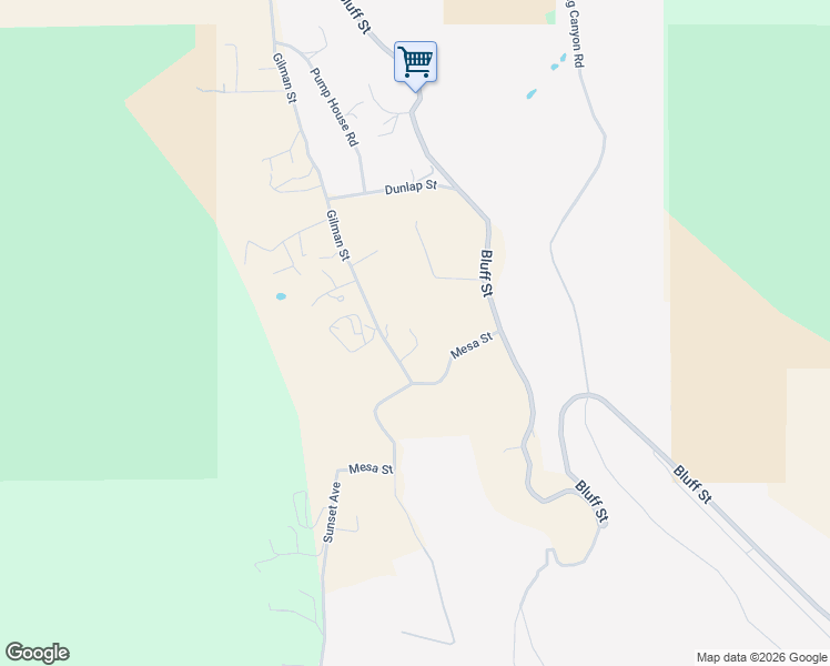 map of restaurants, bars, coffee shops, grocery stores, and more near 10740 Gilman St in Banning