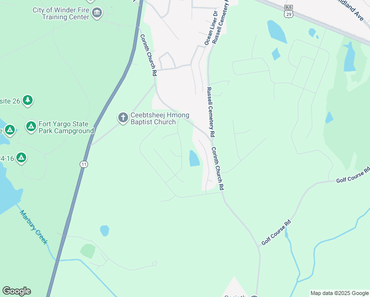 map of restaurants, bars, coffee shops, grocery stores, and more near 1220 Dianne Drive in Winder