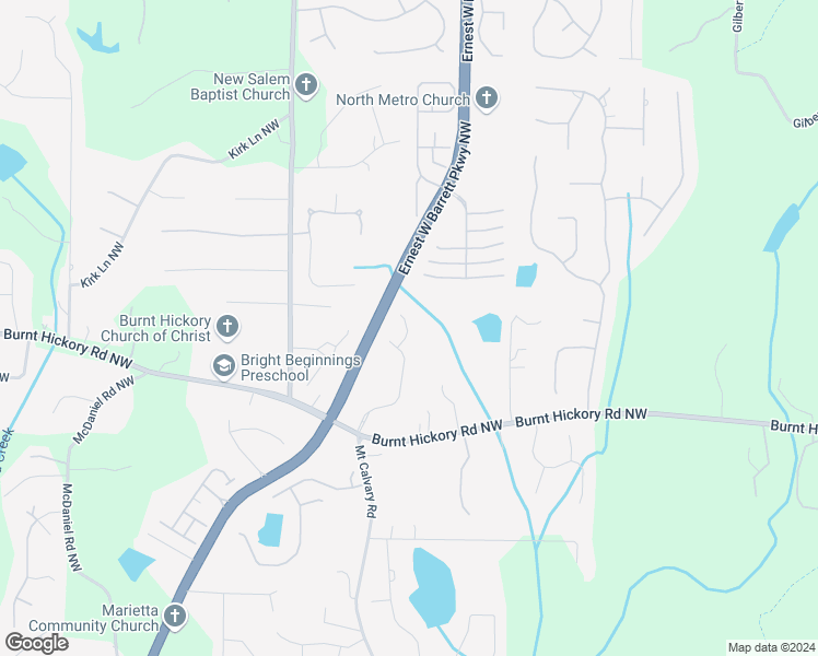 map of restaurants, bars, coffee shops, grocery stores, and more near 509 Wallis Farm Lane in Marietta