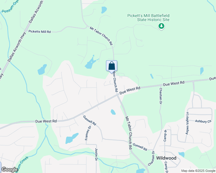 map of restaurants, bars, coffee shops, grocery stores, and more near 16 3 Oaks Path in Dallas