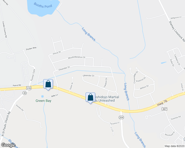 map of restaurants, bars, coffee shops, grocery stores, and more near 3760 Oleander Drive in Sumter