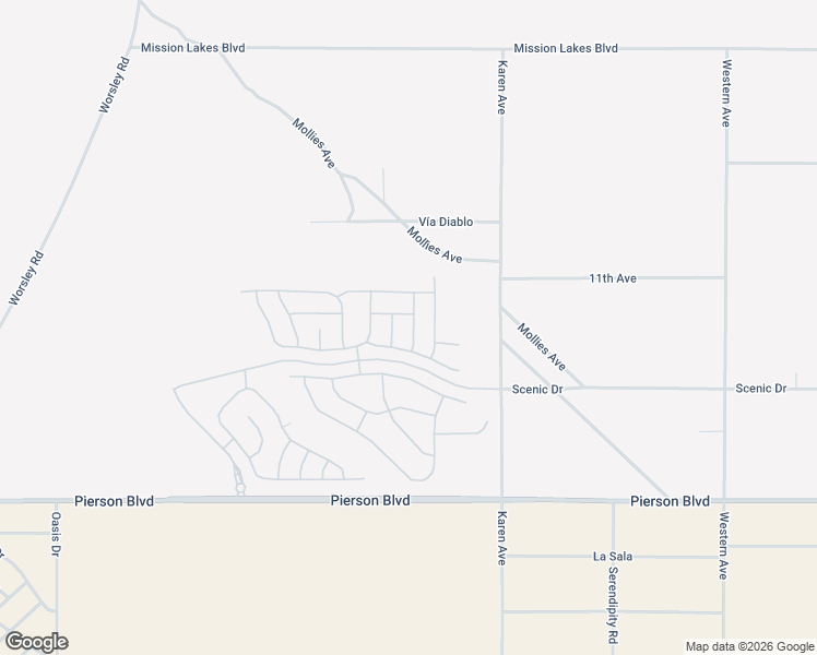 map of restaurants, bars, coffee shops, grocery stores, and more near 11319 Inspiration Drive in Desert Hot Springs