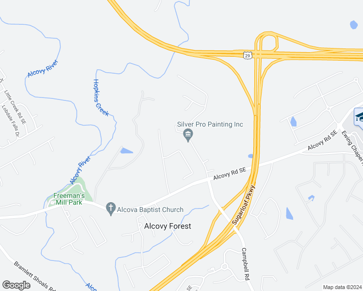 map of restaurants, bars, coffee shops, grocery stores, and more near 1750 Alcovy Woods Lane in Lawrenceville