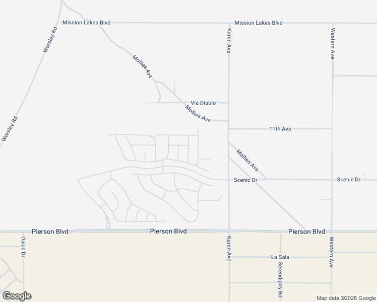 map of restaurants, bars, coffee shops, grocery stores, and more near 11306 Inspiration Drive in Desert Hot Springs