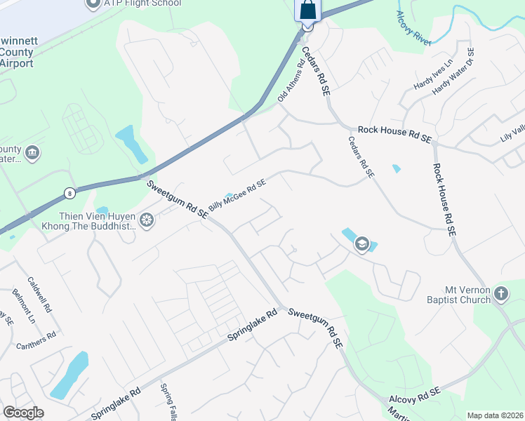 map of restaurants, bars, coffee shops, grocery stores, and more near 1020 Chapel Station Drive in Lawrenceville