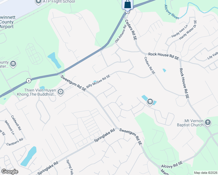 map of restaurants, bars, coffee shops, grocery stores, and more near 1020 Chapel Station Drive in Lawrenceville
