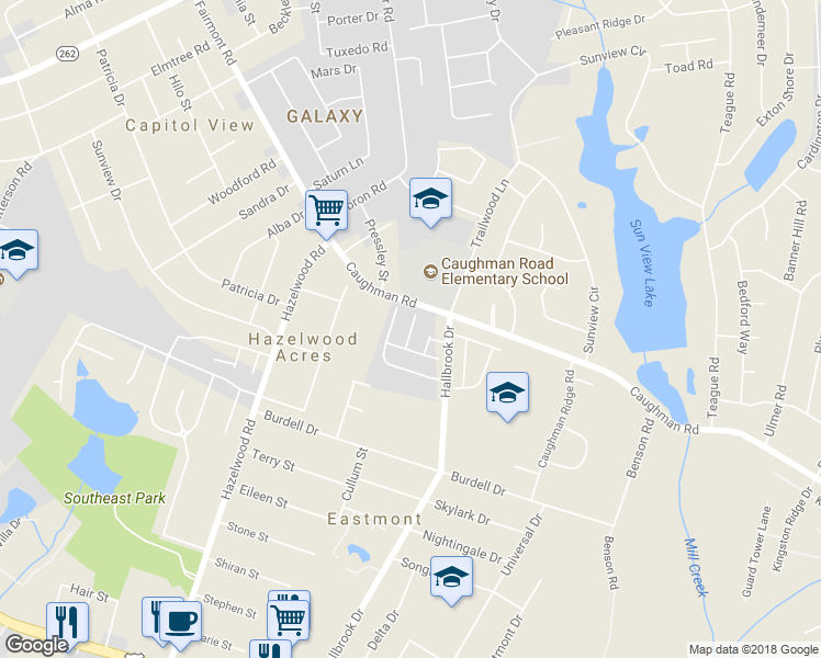 map of restaurants, bars, coffee shops, grocery stores, and more near 57 Monmouth Court in Columbia