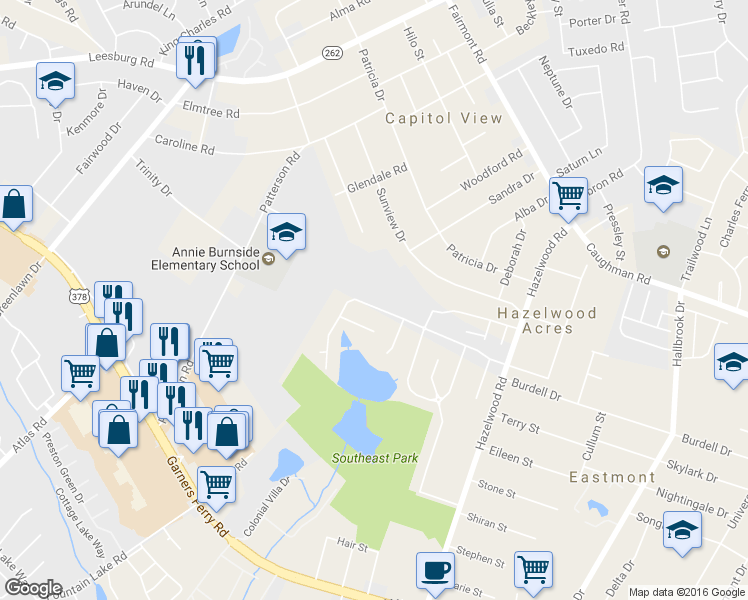 map of restaurants, bars, coffee shops, grocery stores, and more near 211 Ashewood Lake Drive in Columbia
