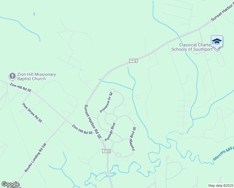 map of restaurants, bars, coffee shops, grocery stores, and more near 2594 Provence Drive Southeast in Bolivia