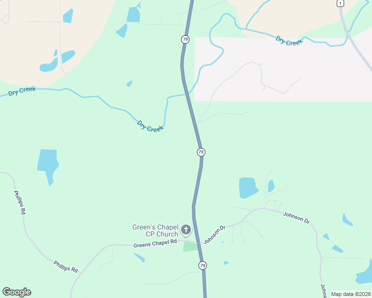 map of restaurants, bars, coffee shops, grocery stores, and more near 35393-35749 Highway 79 in Cleveland