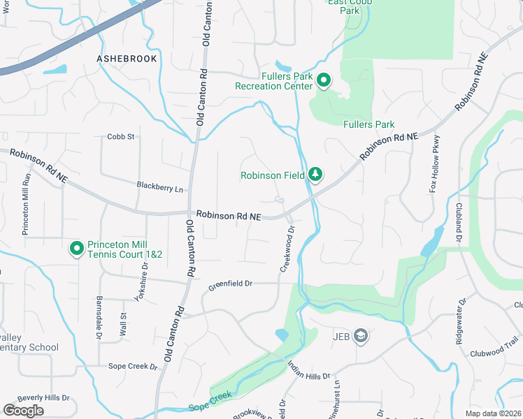 map of restaurants, bars, coffee shops, grocery stores, and more near 3206 Teaberry Way in Marietta