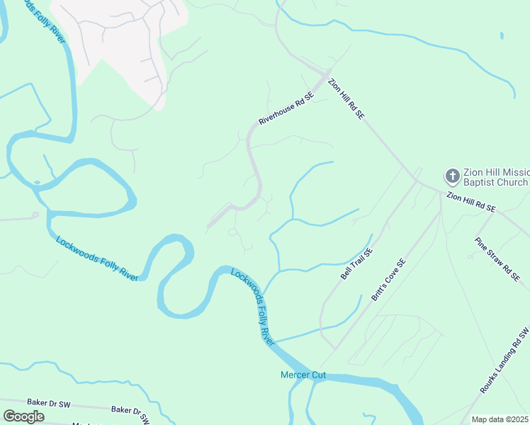map of restaurants, bars, coffee shops, grocery stores, and more near 1819 Forbes Bay Lane Southeast in Bolivia