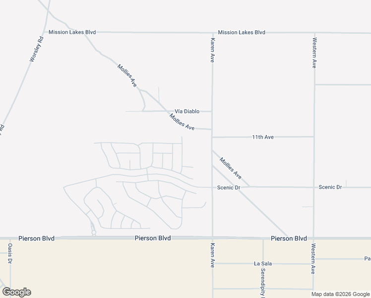 map of restaurants, bars, coffee shops, grocery stores, and more near 11374 North Star Lane in Desert Hot Springs