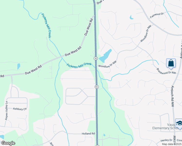 map of restaurants, bars, coffee shops, grocery stores, and more near 96 Womack Avenue in Dallas