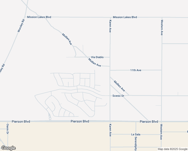 map of restaurants, bars, coffee shops, grocery stores, and more near 11357 North Star Lane in Desert Hot Springs
