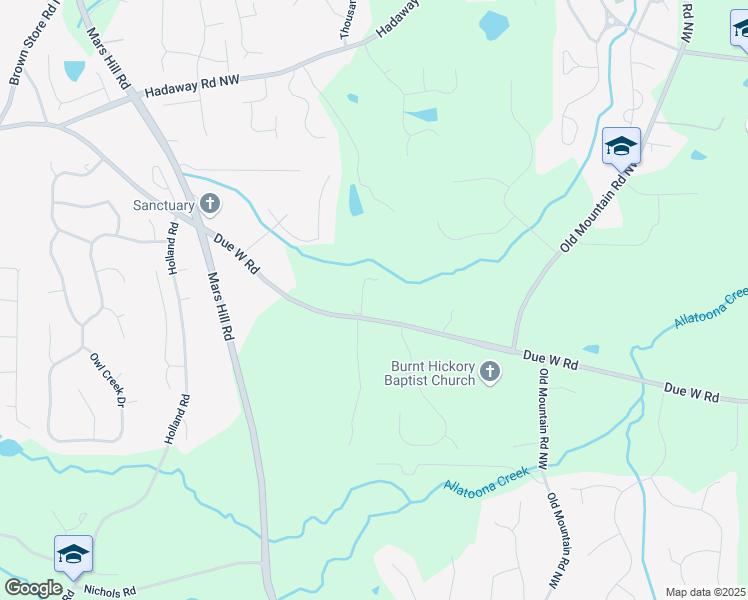 map of restaurants, bars, coffee shops, grocery stores, and more near 474 Scott Farm Drive in Powder Springs