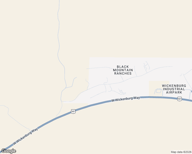 map of restaurants, bars, coffee shops, grocery stores, and more near 5050 Black Mountain Road in Wickenburg