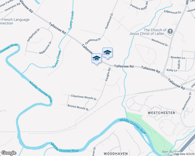 map of restaurants, bars, coffee shops, grocery stores, and more near 129 Pinehurst Court in Athens