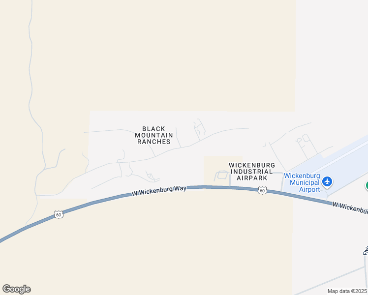 map of restaurants, bars, coffee shops, grocery stores, and more near 4375 Black Mountain Road in Wickenburg