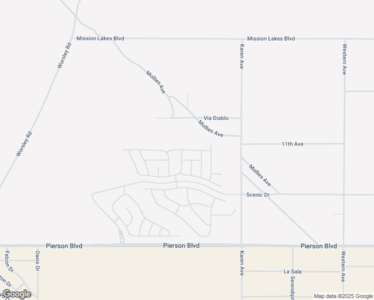 map of restaurants, bars, coffee shops, grocery stores, and more near Highwing Street in Desert Hot Springs