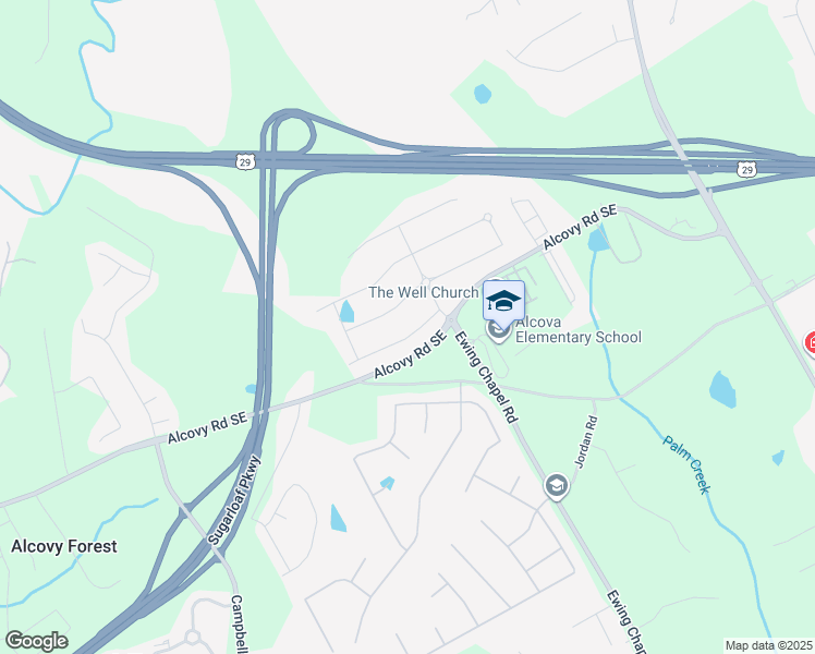map of restaurants, bars, coffee shops, grocery stores, and more near 2030 Vidalia Court in Dacula
