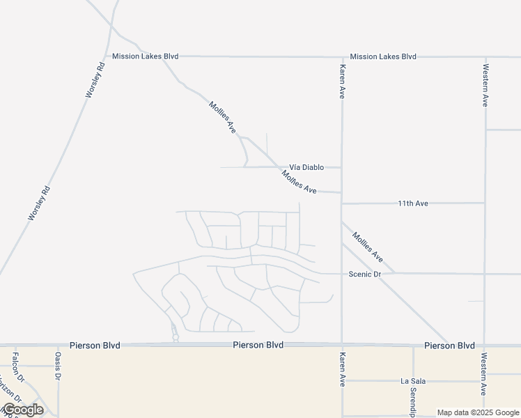 map of restaurants, bars, coffee shops, grocery stores, and more near Highwing Street in Desert Hot Springs