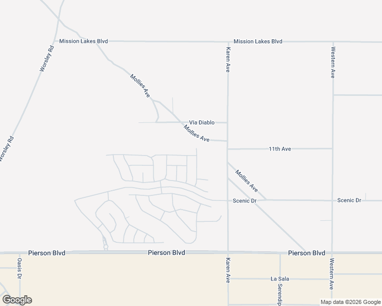 map of restaurants, bars, coffee shops, grocery stores, and more near 11395 North Star Lane in Desert Hot Springs