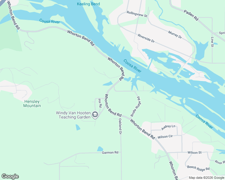 map of restaurants, bars, coffee shops, grocery stores, and more near 40 Whippoorwill Drive in Gadsden