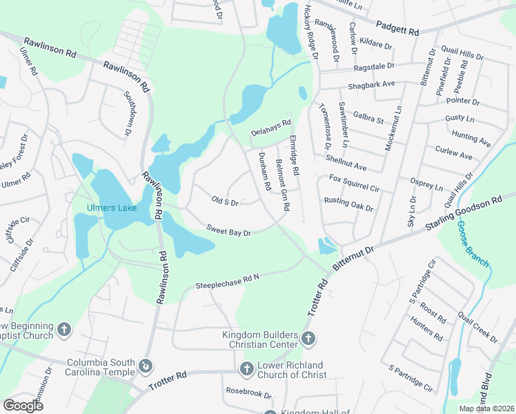 map of restaurants, bars, coffee shops, grocery stores, and more near 20 Old South Drive in Columbia