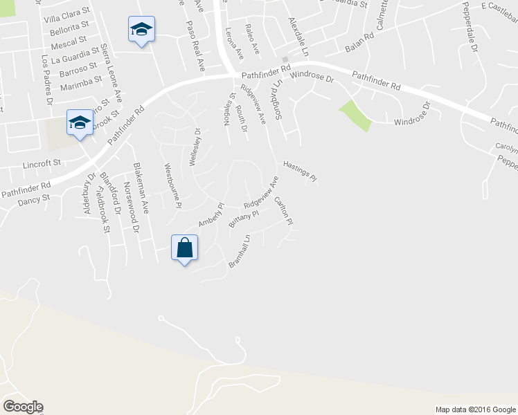 map of restaurants, bars, coffee shops, grocery stores, and more near 19037 Brittany Place in Rowland Heights