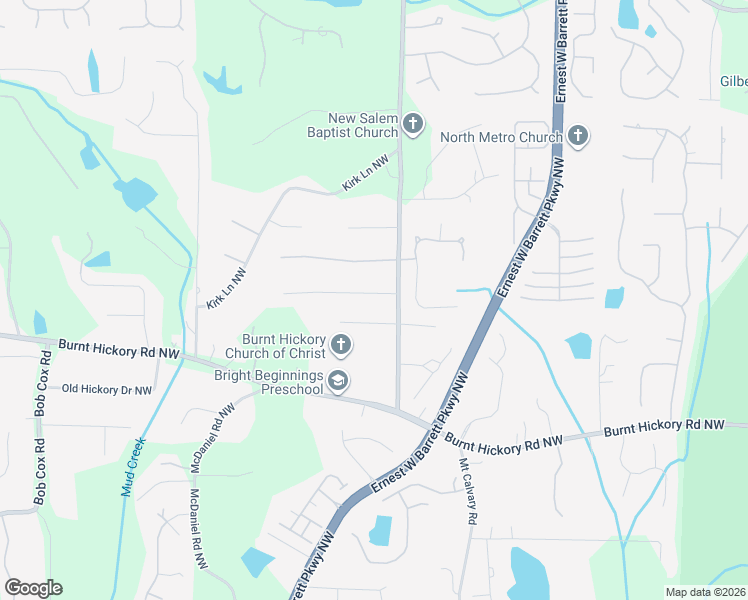 map of restaurants, bars, coffee shops, grocery stores, and more near 2305 Reubens Run in Marietta