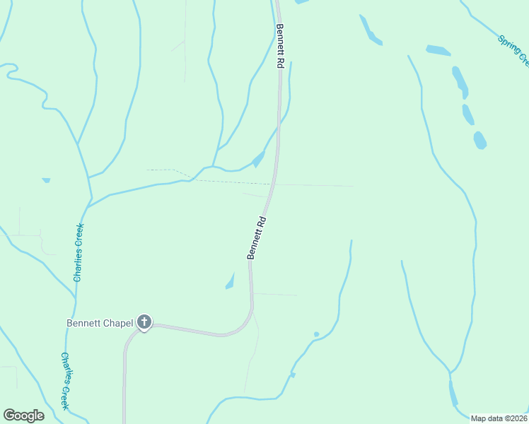 map of restaurants, bars, coffee shops, grocery stores, and more near Bennett Road in Walker County