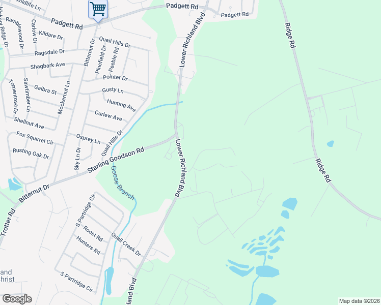 map of restaurants, bars, coffee shops, grocery stores, and more near 1917 Lower Richland Boulevard in Hopkins