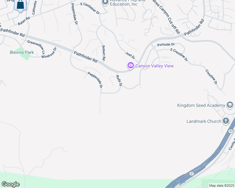 map of restaurants, bars, coffee shops, grocery stores, and more near 2628 Rudy Street in Rowland Heights
