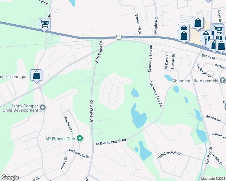 map of restaurants, bars, coffee shops, grocery stores, and more near 212 Pine Bluff Lane in West Columbia
