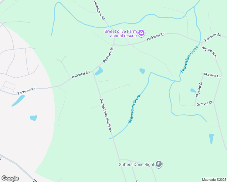 map of restaurants, bars, coffee shops, grocery stores, and more near 22 Martin Cemetary Road in Winterville